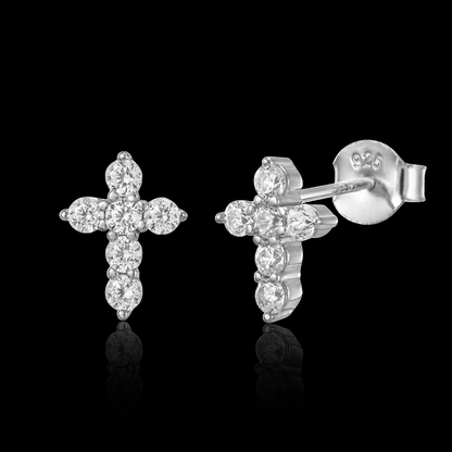 The Cross Studs CZ