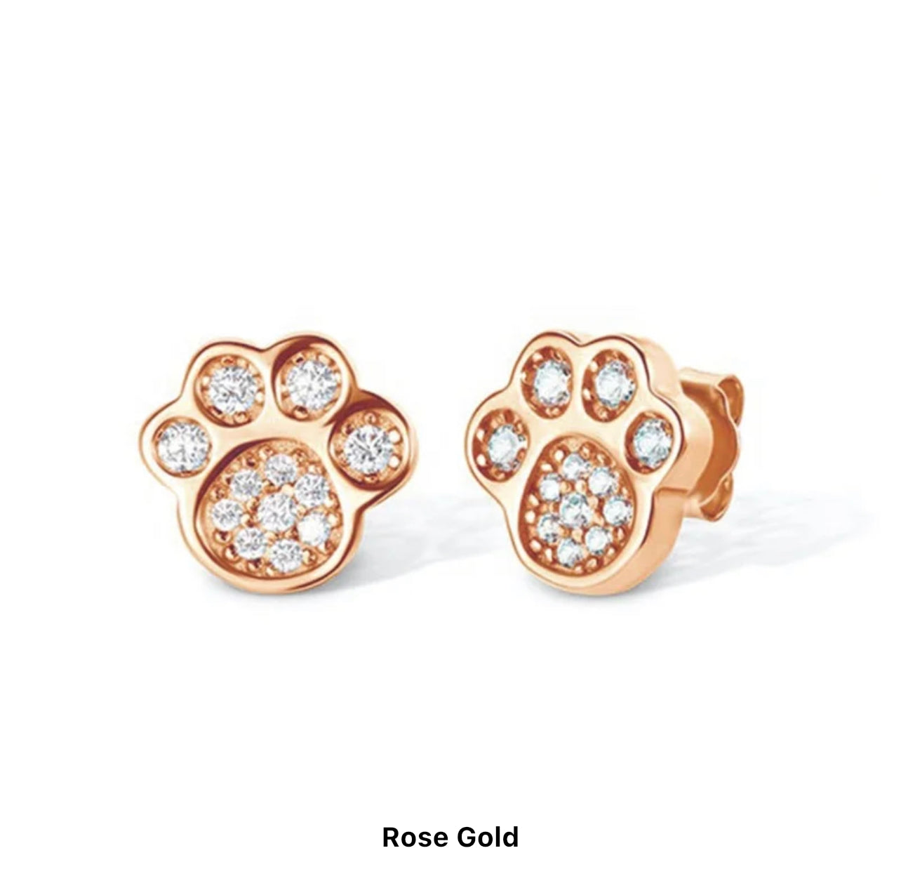 The Paw Print Stud Earrings