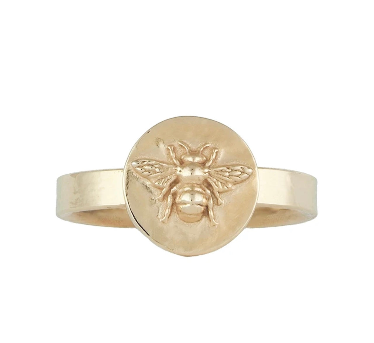 Thee Bee Coin Signet Ring