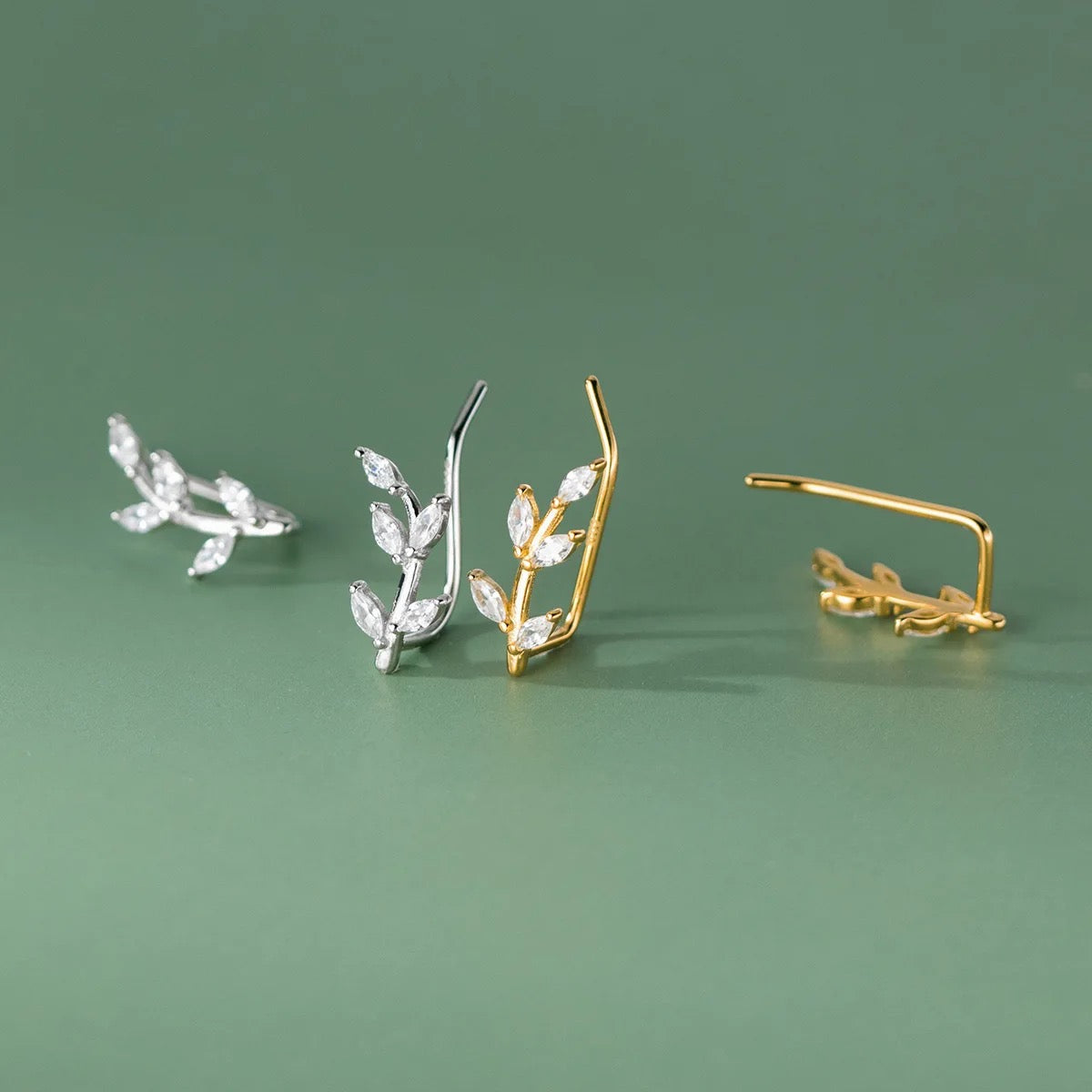 Leaf Stud Earrings