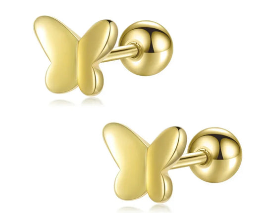 Butterfly Plain Stud