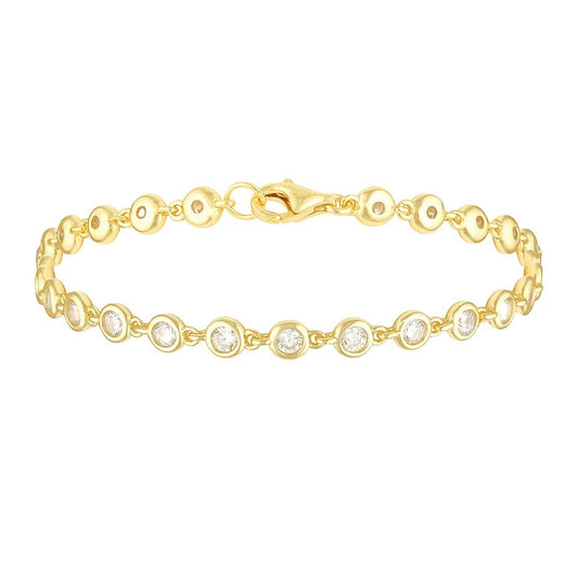 The Elegance Bliss Tennis Bracelet Adjustable