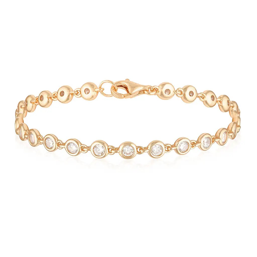 The Elegance Bliss Tennis Bracelet Adjustable