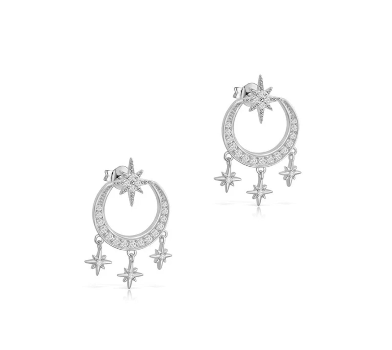 The Moon & Star Stud Earrings