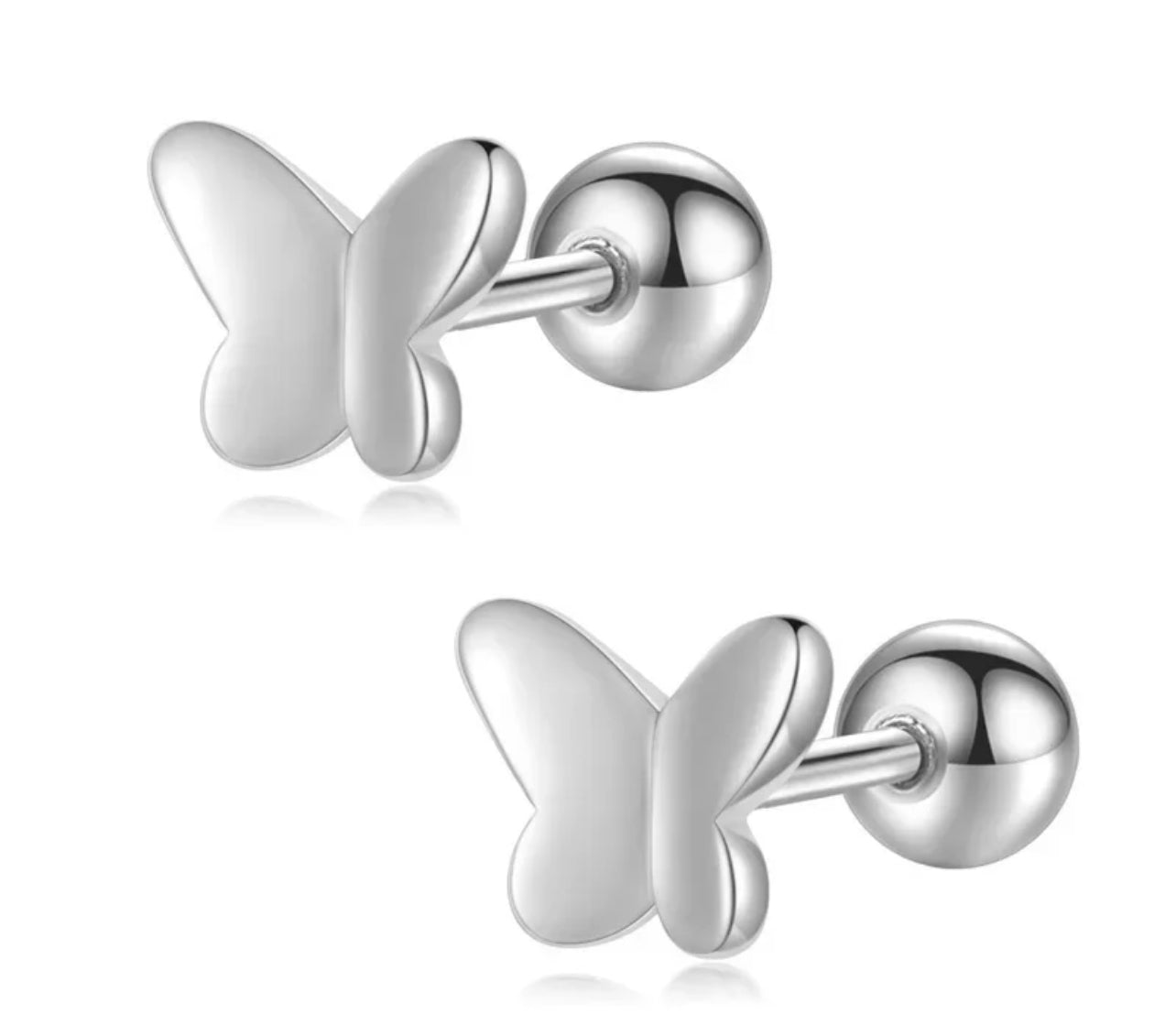 Butterfly Plain Stud