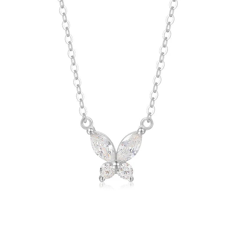 Butterfly Zircon Necklace