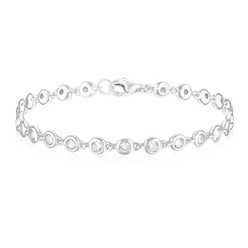 The Elegance Bliss Tennis Bracelet Adjustable