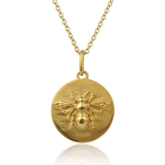 The Bee Coin Necklace