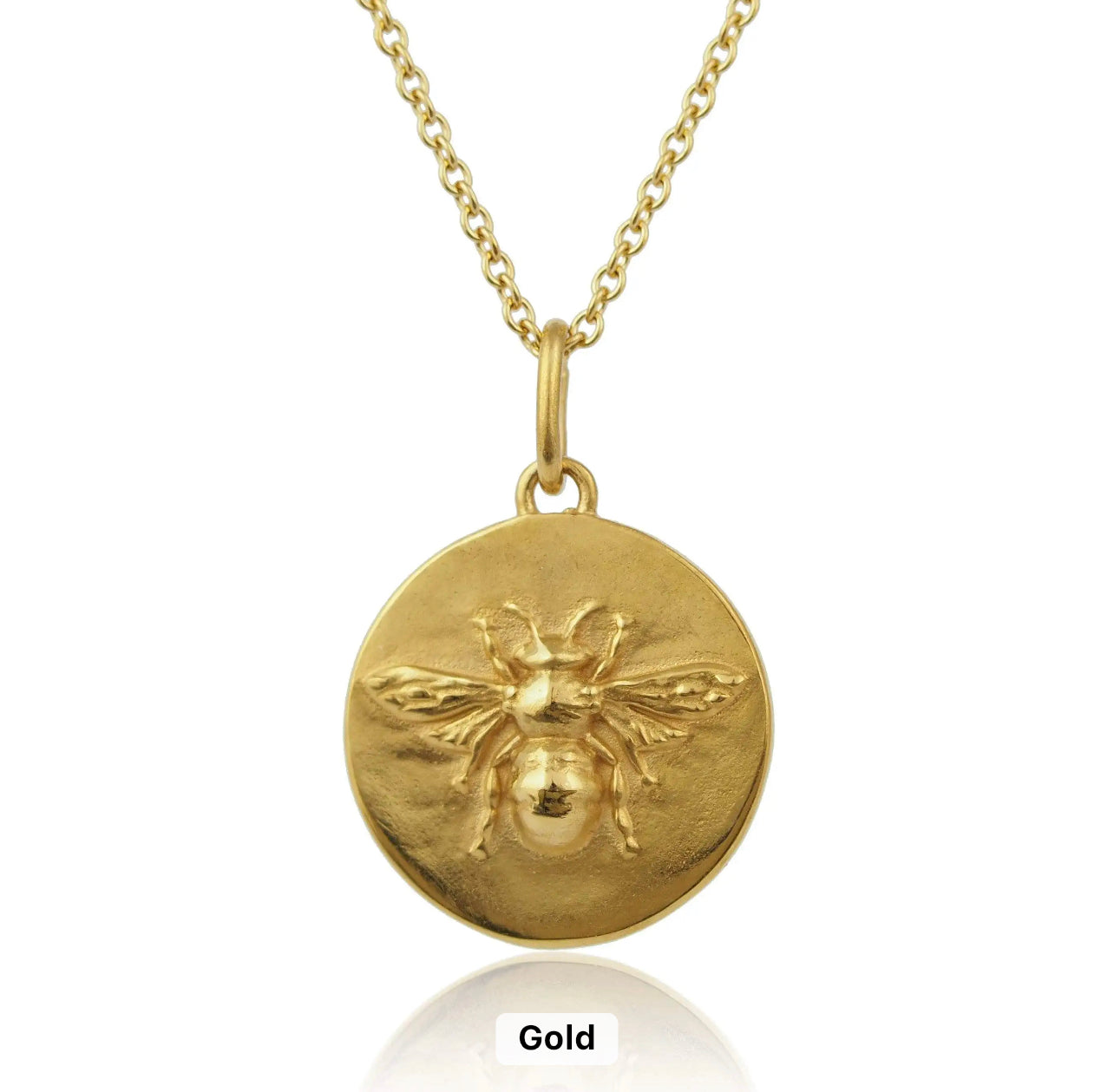 The Bee Coin Necklace